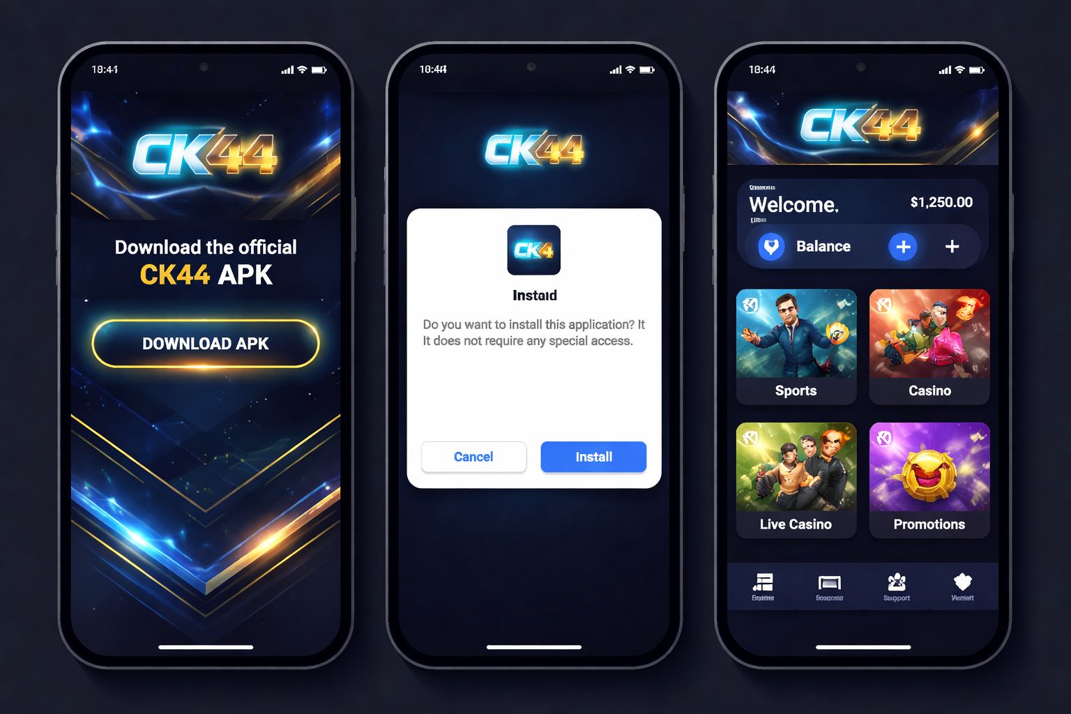 CK44 App | Android APK Download & Setup Instructions Bangladesh
