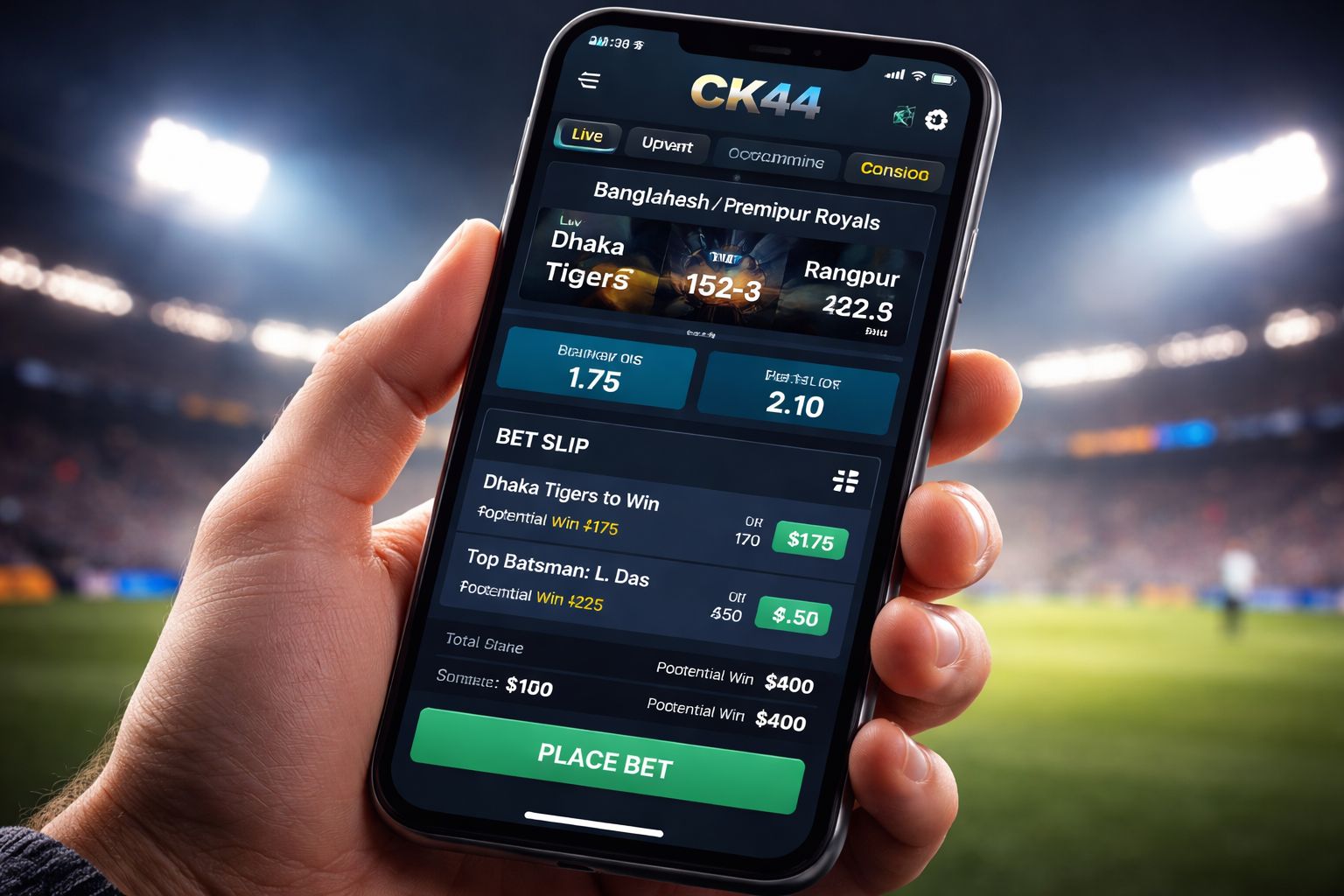 CK44 Application Installation Screen